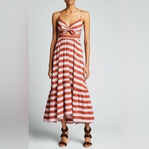 A.L.C Laurel Striped Cutout Dress Size 4